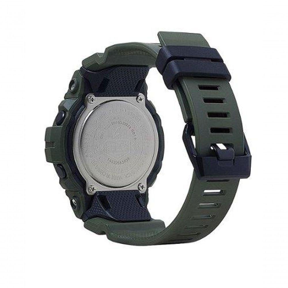Casio - G-shock Power Trainer Masculino Com Relógio Bluetooth Mobile Link 49 Mm - Verde-gbd800uc-3 - 5