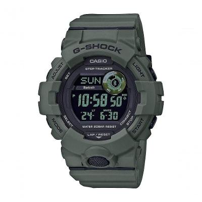 Casio - G-shock Power Trainer Masculino Com Relógio Bluetooth Mobile Link 49 Mm - Verde-gbd800uc-3