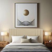 Cabeceira Solteiro 0,90m Viena Linho Dourado Dal Poz Estofados - 2