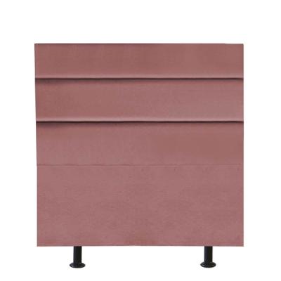 Cabeceira Estofada Cama Box Solteiro 90cm Argentina Suede Rose- Mabe Magazine