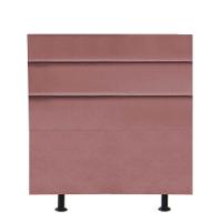 Cabeceira Estofada Cama Box Solteiro 90cm Argentina Suede Rose- Mabe Magazine - 1