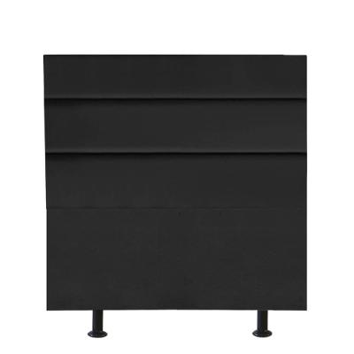 Cabeceira Estofada Cama Box Solteiro 90cm Argentina Suede Preto- Mabe Magazine