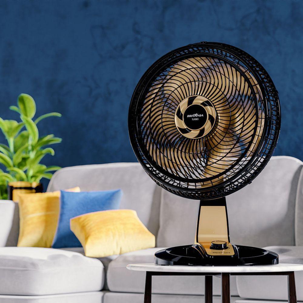 Ventilador Britânia 6 Pás Turbo BVT410G 110V - 6