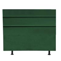 Cabeceira Estofada Argentina 140cm Casal Para Cama Colchão Box Quarto Suede Verde - Aurora Line - 2