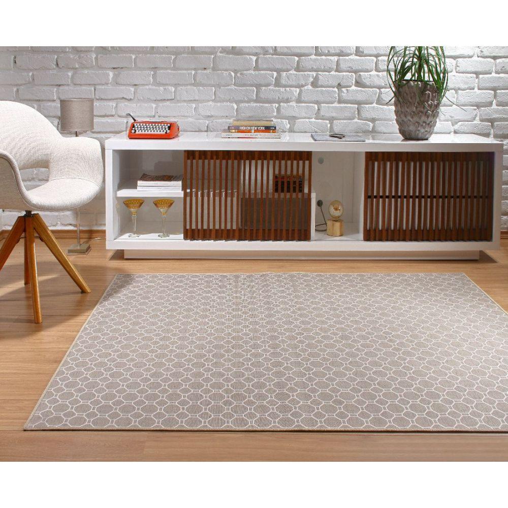 Tapete Sala Esc 1,50x 2,00 Antiderrapante Champanhe Ht-05 - 2