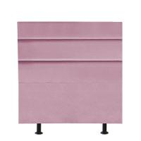 Cabeceira Estofada Argentina 100cm Solteiro Para Cama Colchão Box Quarto Suede Rosa Bebê - Aurora Line - 1