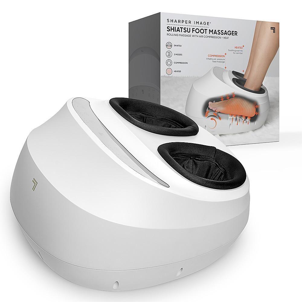 Massageador Para Os Pés Sharper Image Shiatsu - Branco-1013247 - 1