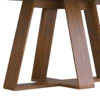 Mesa De Jantar Tampo Retangular Chanfrado Curvo ângulo 30 Mad/vid 160 X 90cm Kiara Freijó Off White- Mabe Magazine