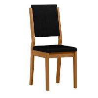 Conjunto Sala De Jantar Mesa Isis 1,00m Tampo Em Mdf Com 4 Cadeiras Carol Ypê/ja03 - New Ceval 