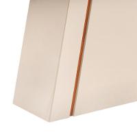 Mesa De Jantar Retangular Tampo Chanfrado 170x90cm Gabi Off White Freijó- Mabe Magazine