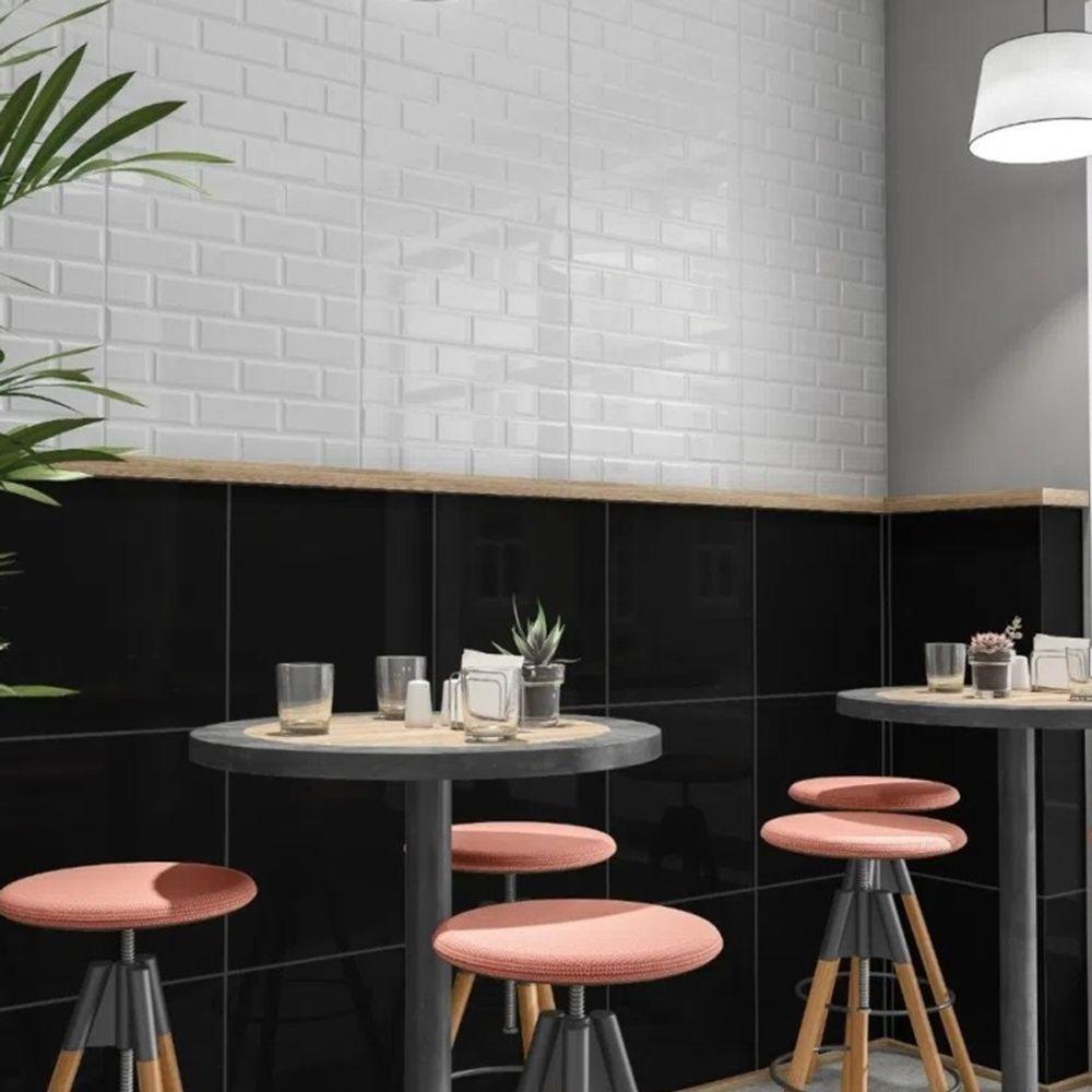 Azulejo Piso Forte Decorare Bianco - 32x60 A - 2