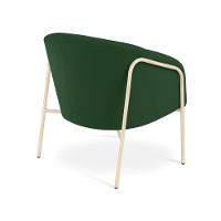 Poltrona Sala Industrial Alta Champanhe Stella Suede D03 - D'rossi Cor Verde - 6