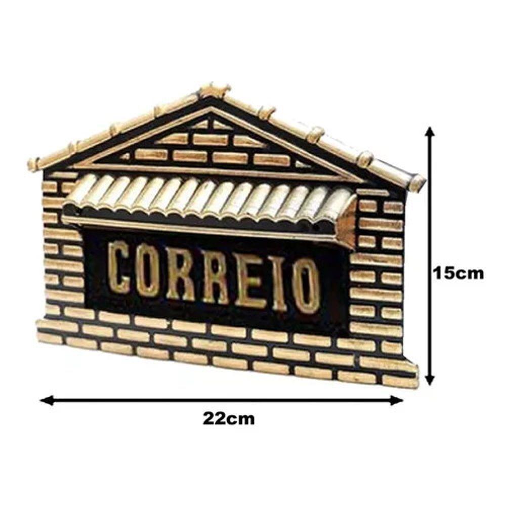 Caixa De Correio E Cartas Para Portão Ou Muros Casinha Frente - 2