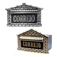 Caixa De Correio E Cartas Para Portão Ou Muros Casinha Frente - 1