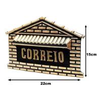 Caixa De Correio E Cartas Para Portão Ou Muros Casinha Frente - 2