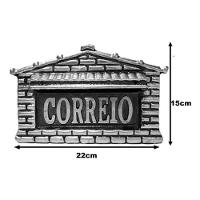 Caixa De Correio E Cartas Para Portão Ou Muros Casinha Frente - 3