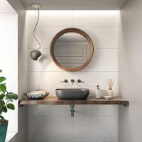 Azulejo Cecafi Branco Neve Plus Ret. - 37x74 A - 2