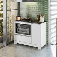 Balcão Cooktop Nt 3050 Branco Com Granito - Notável - 3