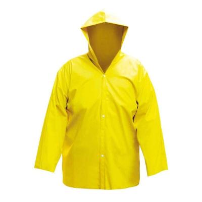 Capa De Pvc Com Forro Tamanho Gg Amarela.