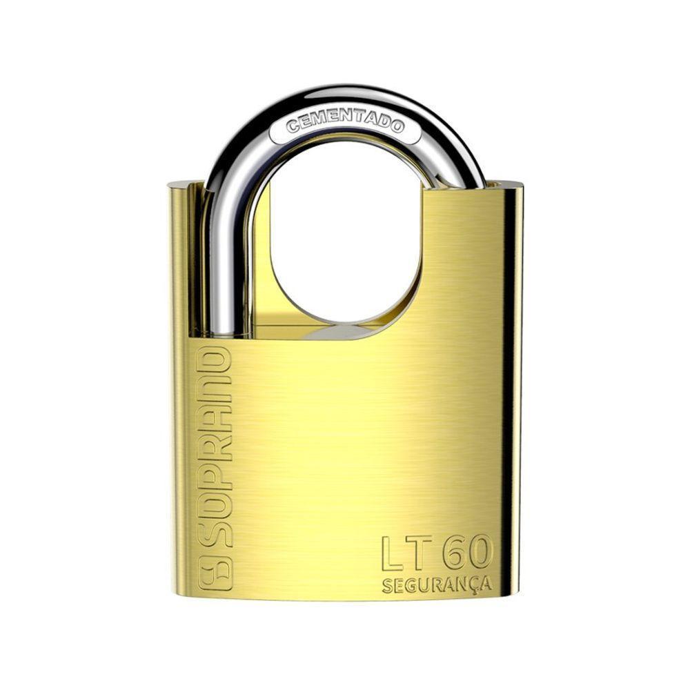 Cadeado De Latao Alta Segurança Soprano - Lt60 - 1