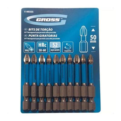 Bits-ponteira 50mm Ph1 – Gross | Alta Precisão E Durabilidade