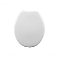Assento Sanitário Oval Almofadado Perfumado Branco - 1