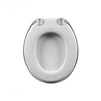Assento Sanitário Oval Almofadado Perfumado Branco - 2