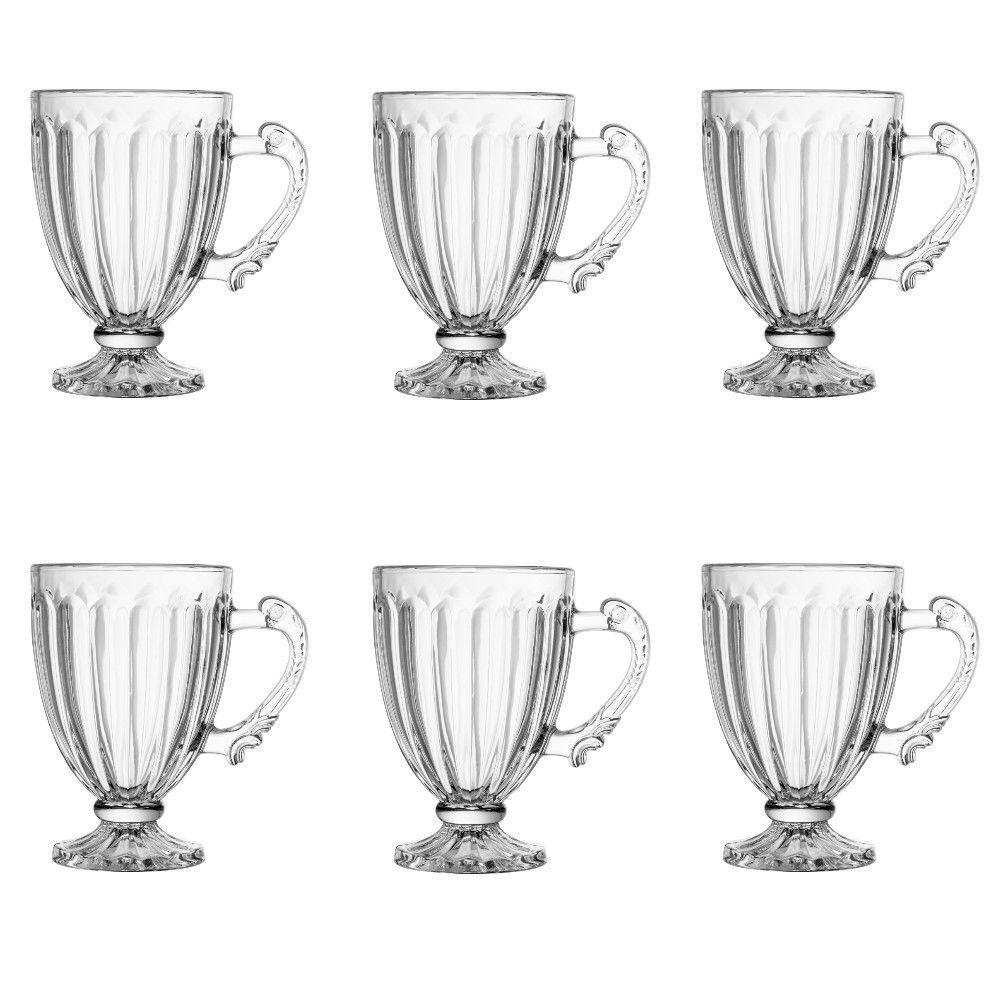 Conjunto De Xícara De Café-cappuccino 6 Peças 100ml Imperial Lyor - 1