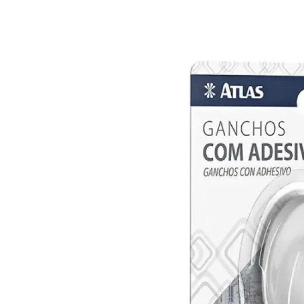 Gancho Plástico 03 Pçs Até 0,7kg Atlas - 2