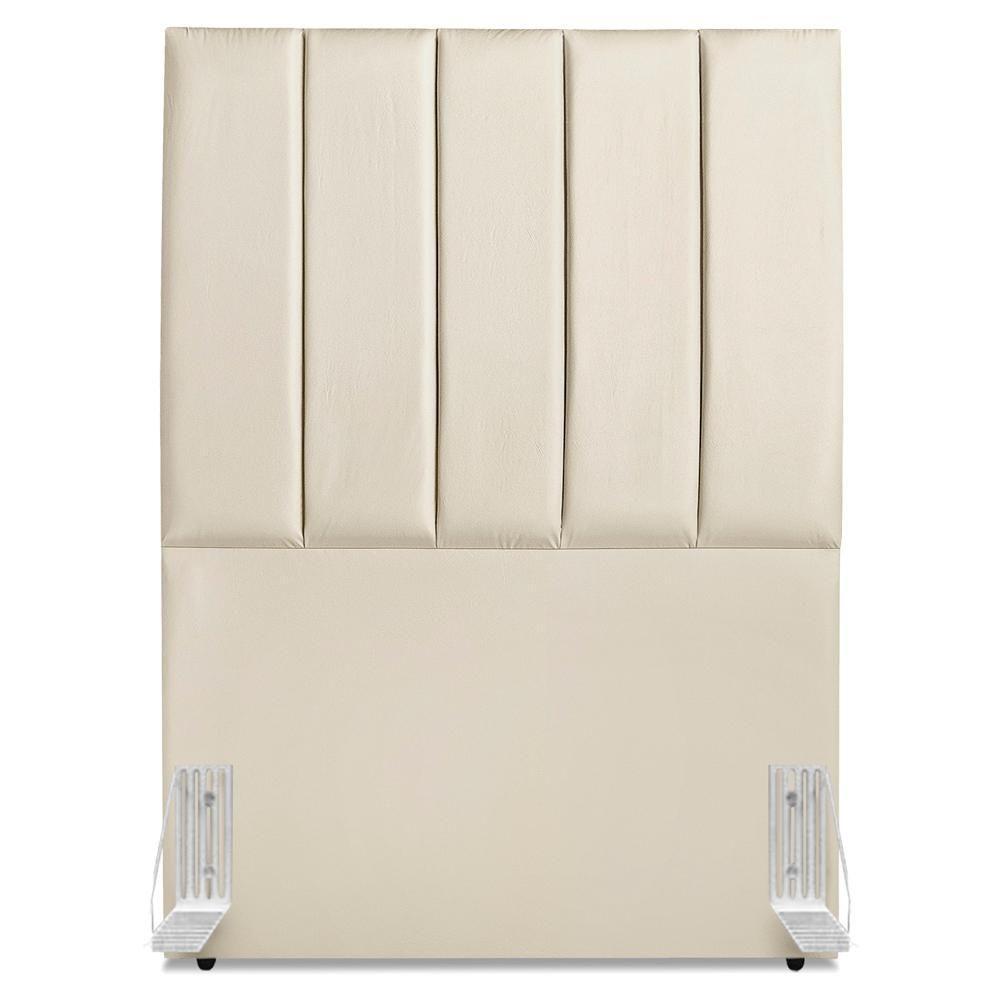 Cabeceira Solteiro 90 Cm Com Frame Dalia Corino Bege Artte Bege - 5