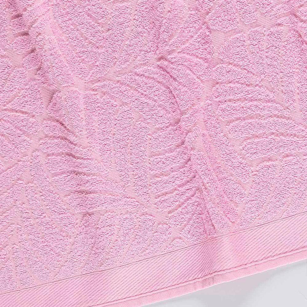 Jogo De Banho Native Toalhas Macias Costela De Adão 100% Algodão Fio Penteado 5 Peças Rosa E Pitáia - 10