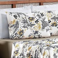 Edredom 2,60m X 2,40m + Jogo De Cama Malha Quality King 05 Peças 100% Algodão - Blossom - 5