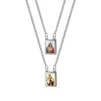 Escapulário Nossa Sra do Carmo e Sagrado Coração de Jesus - 1