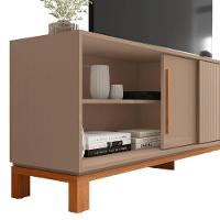 Rack Bancada Para Tv 65 Pol 180cm Lucca Areia/freijó C01 - Mpozenato - 8