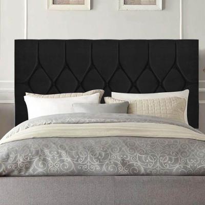 Cabeceira Estofada Cama Box Queen 160cm Istambul Corino Preto- Mabe Magazine