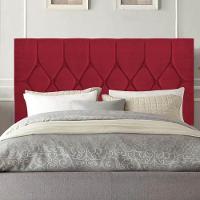 Cabeceira Estofada Cama Box Queen 160cm Istambul Corino Vermelho- Mabe Magazine - 1