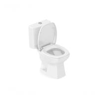 Kit Vaso Sanitário E Caixa Acoplada Com Acessórios Thema Branco - 1