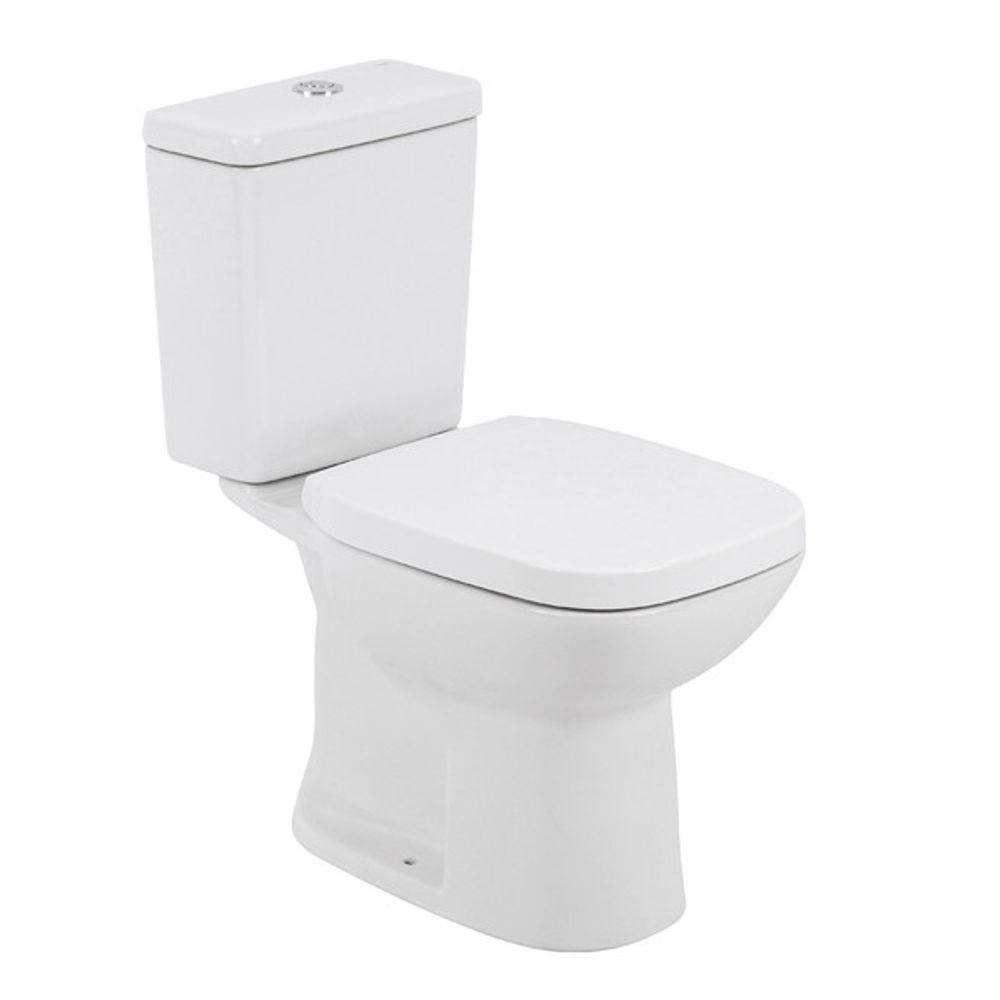 Kit Vaso Sanitário Com Caixa Acoplada Branco Duplo Acionamento 3-6l Square Roca - 1