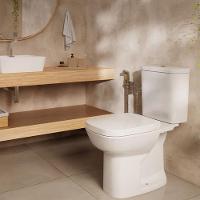 Kit Vaso Sanitário Com Caixa Acoplada Branco Duplo Acionamento 3-6l Square Roca - 2