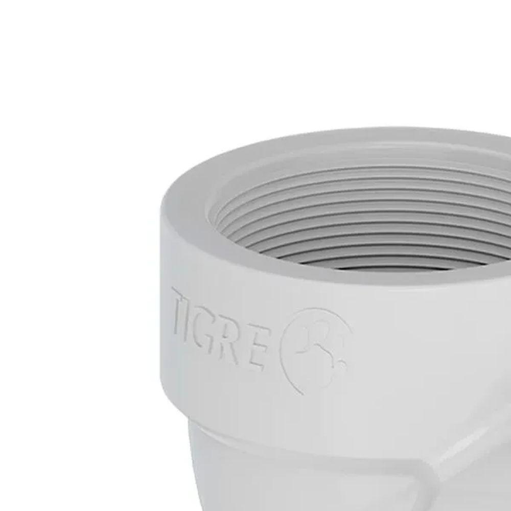 Joelho 90° Pvc Branco Roscável 3-4 30mm - 2