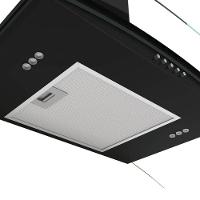 Coifa Nardelli De Parede Clean Vidro Curvo 60cm Preto 110V - 2