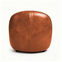 Poltrona Decorativa Orgânica Lua Sintético Pu D03 - D'rossi Verde - 6