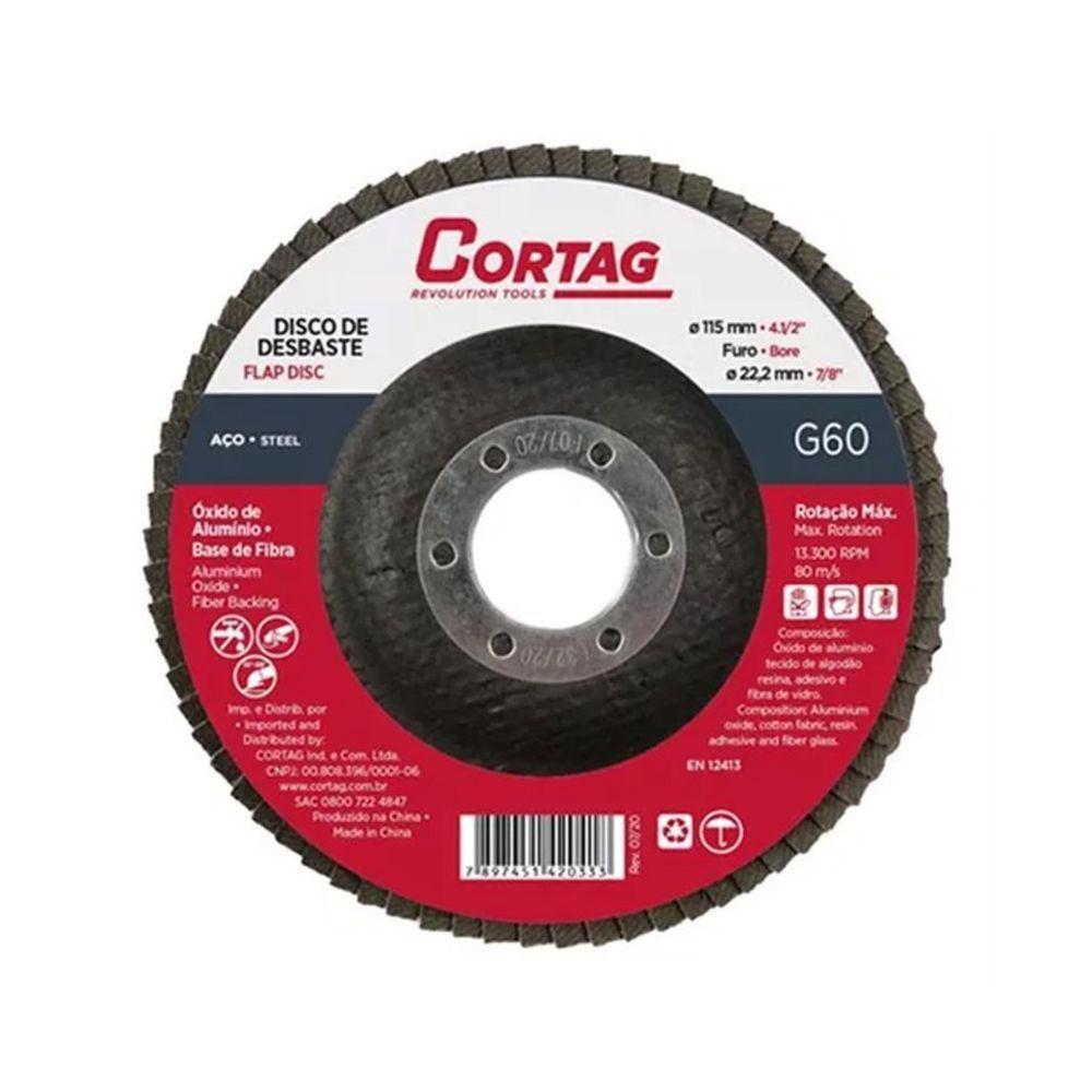 Disco Flap Classic Basic 115mm Grão 60 - Norton - 1