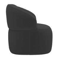 Kit 02 Poltronas Orgânicas Giratória Living Glee Bouclê Grafite - Abmaza - 8