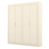 Berço Americano Guarda Roupa Tutto New 4 Portas Off White E Colchão - Matic