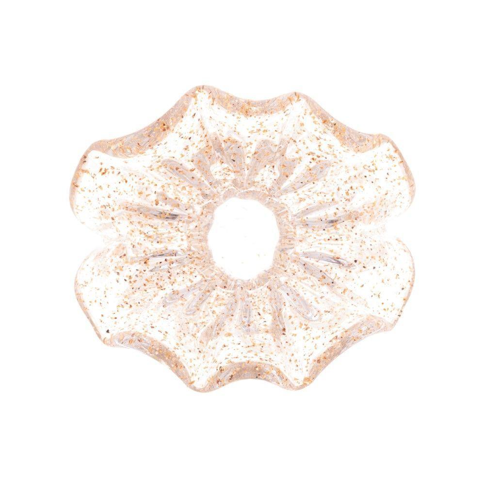 Vaso De Vidro Italy Dourado 11 X 11,5 Cm Lyor - 3