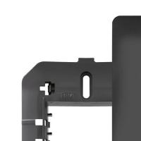 Placa 4x2 C-suporte - 2 Módulos Horizontais - Habitat Black 4073 - 2