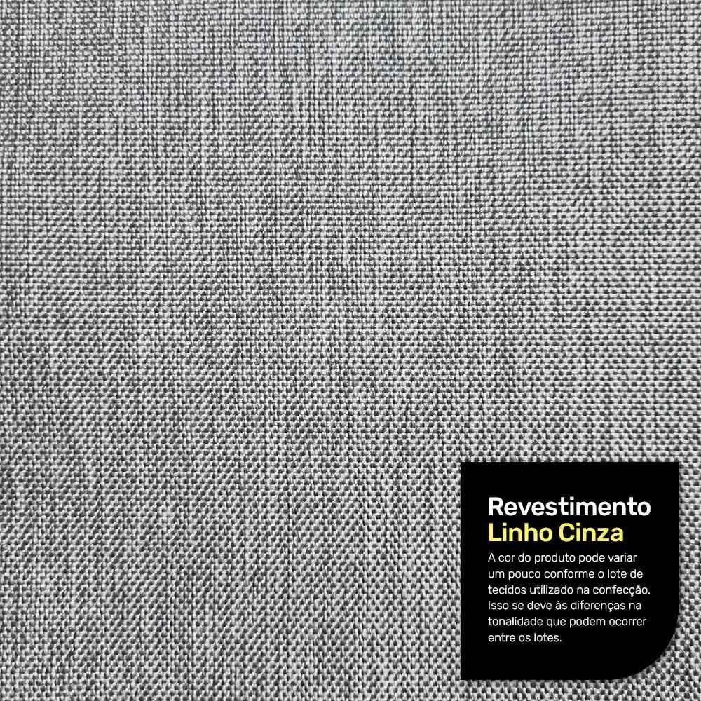 Kit 02 Poltronas Varanda Samoa Madeira Maciça Com Cordas Náutica Linho Cinza - Abmaza - 4