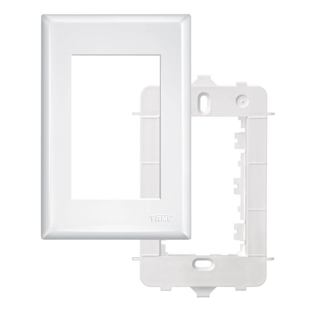 Placa 4x2 C-suporte - 3 Módulos Horizontais - Evidence 2887 - 1