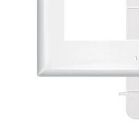 Placa 4x2 C-suporte - 3 Módulos Horizontais - Evidence 2887